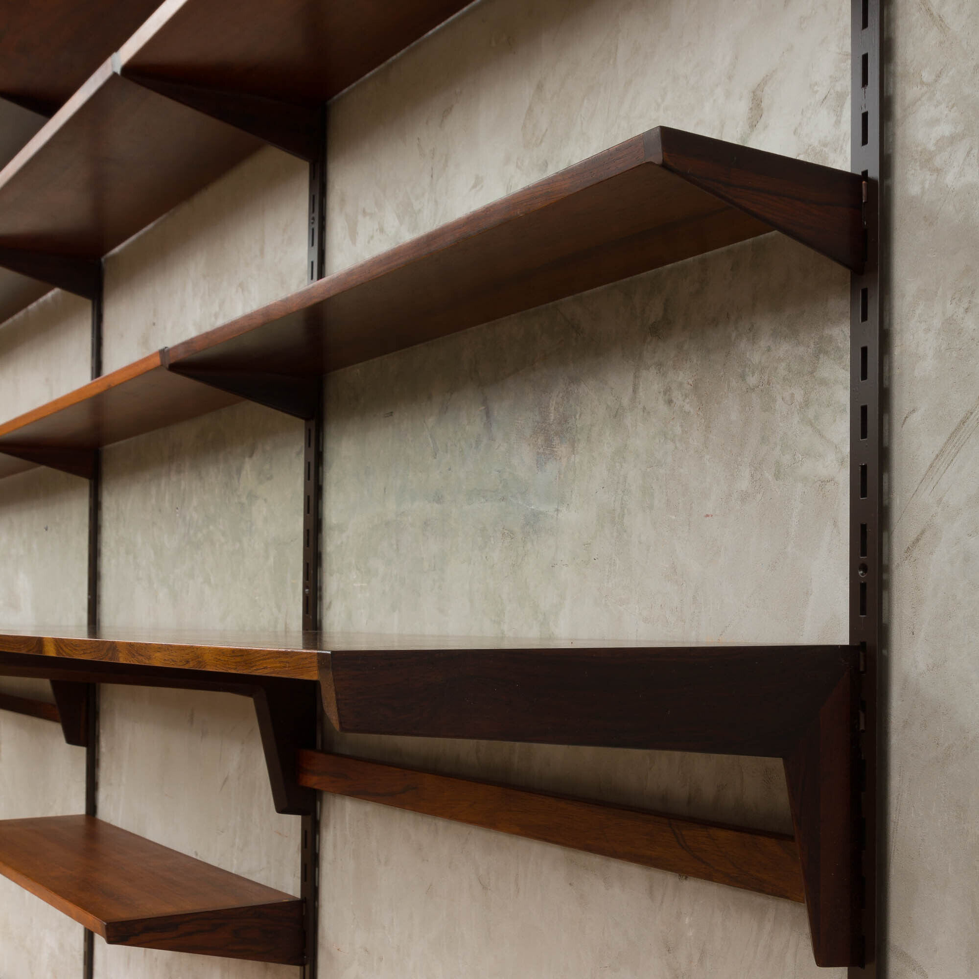 Bibliothèque en bois de rose par Kai Kristiansen pour FM Mobler