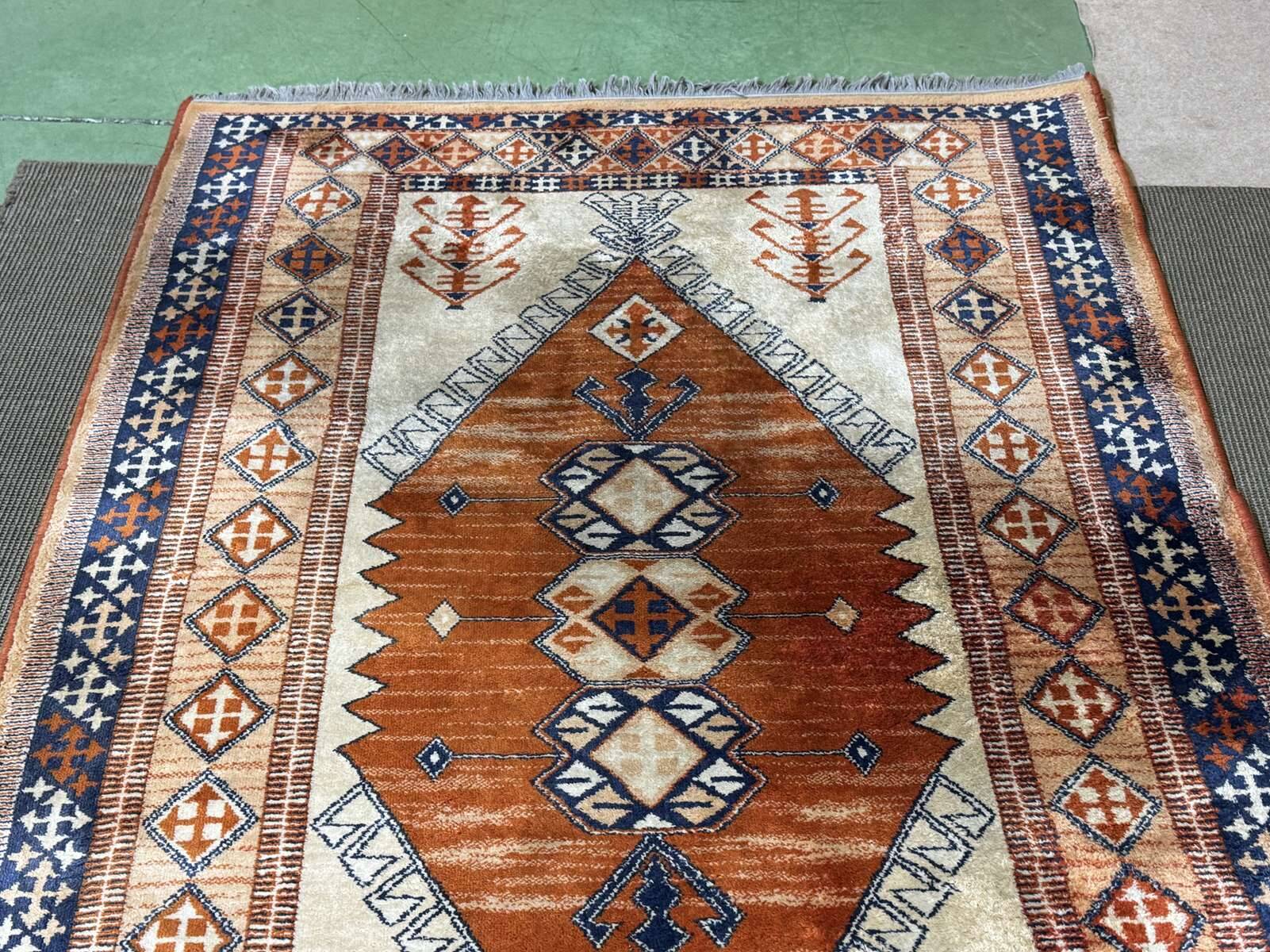 Handmade wool Persian carpet