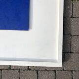 Monochrome abstract painting