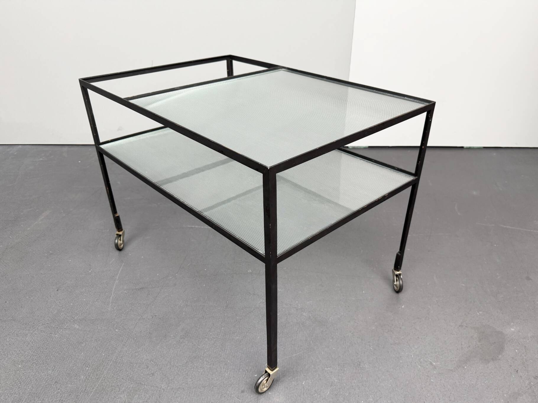 Bar cart / serving cart by Herbert Hirche for Christian Holzäpfel, Germany, 1960s