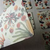 Lot de 9 planches à découper, en formica, vintage