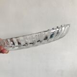 Plat creux en forme de coquillage cristal