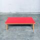 Mid-Century Red Coffee Table, Belgium, 1950s