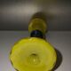 Yellow soliflore twisted with blue glass from the 60s/70s