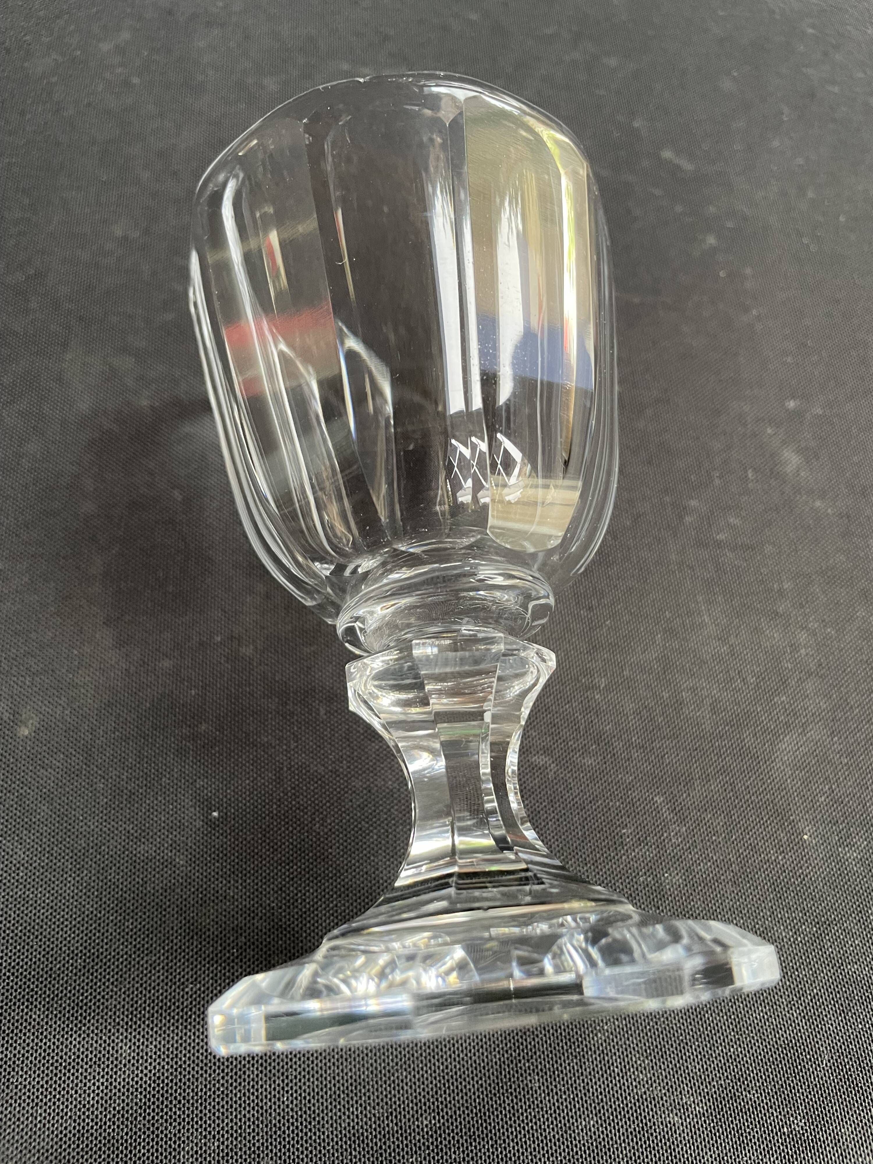 4 Wine Glasses – Strong Cut Crystal