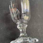 4 Verres à vin – Cristal fort taillé