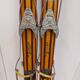 Vintage wooden skis Rossignol Hickory Olympic model 204 cm