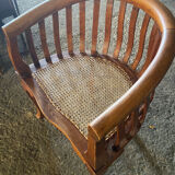 Teak office chair
