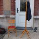 Porte manteau perroquet pieds compas