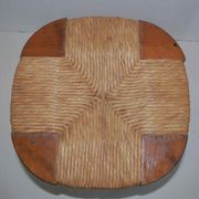 Tabouret paillé « moderniste » années 50's