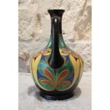 Glazed ceramic vase from the Gouda pottery, Netherlands, Holland, circa 1930