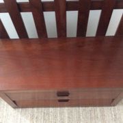 Vintage 60s wardrobe with bench and shoe furniture