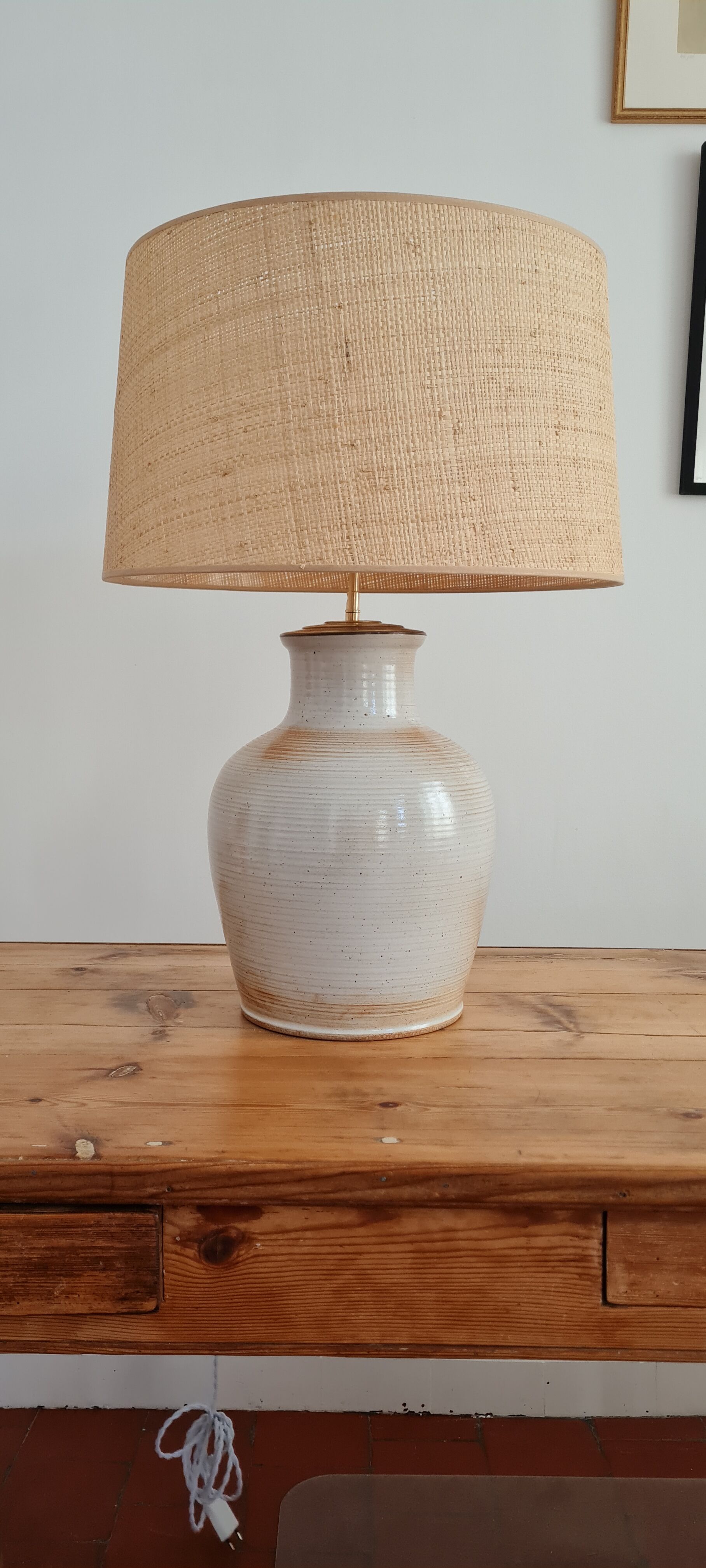 Circa stoneware lamp 50s