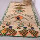 Vintage Moroccan Rug 148 x 260 cm - Tribal Moroccan rug - Berber Wool Rug