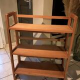 Folding bookseller's shelf