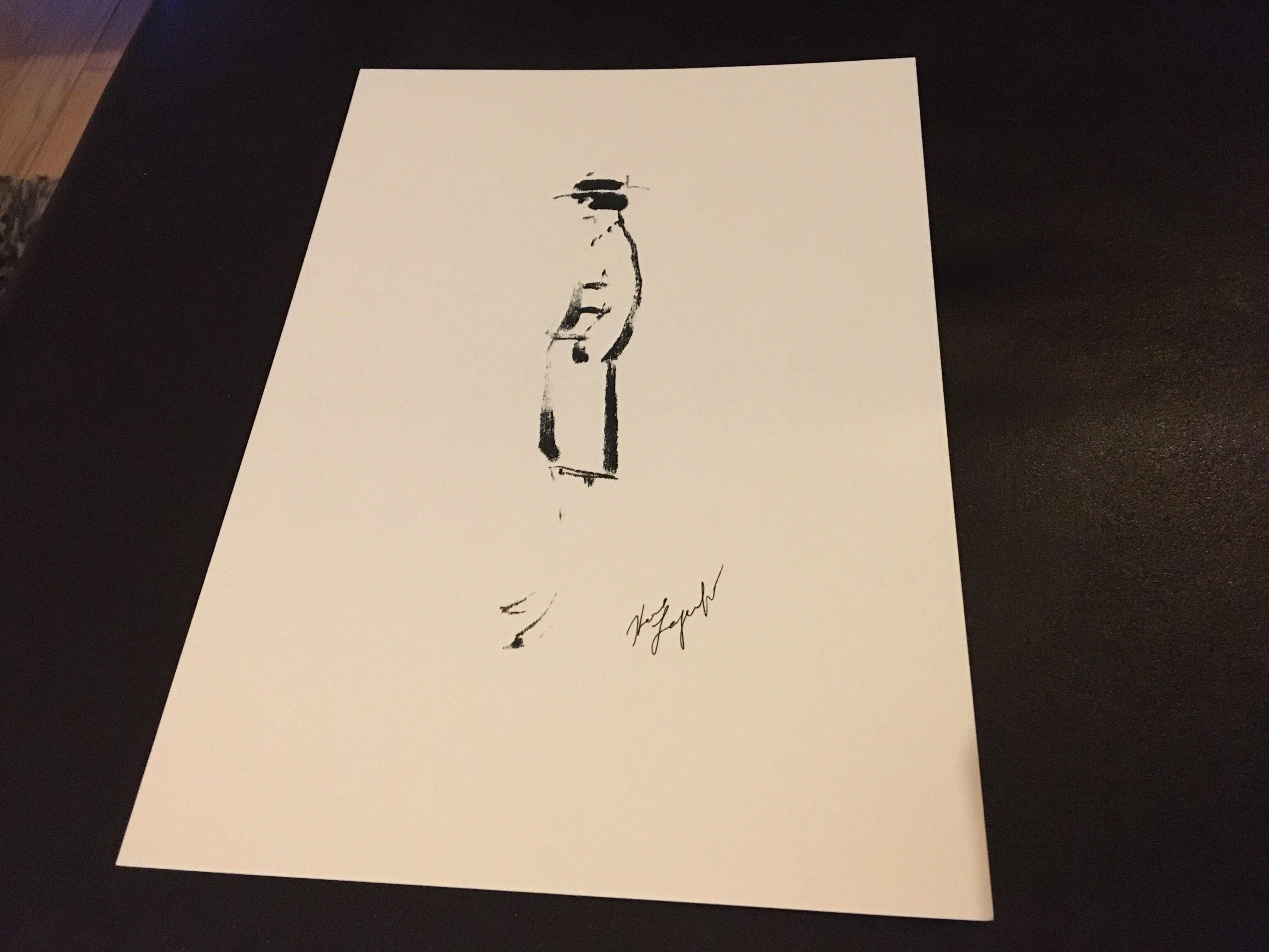 Chanel illustration and press leaflet - press collection