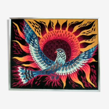 Painting canvas tapestry vintage, 80x65cm