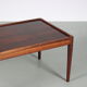 Table basse en bois de rose des années 1960 du Danemark