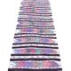 Vintage Turkish hallway rug 62x332 cm