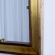 Brass square mirror, 1960s.