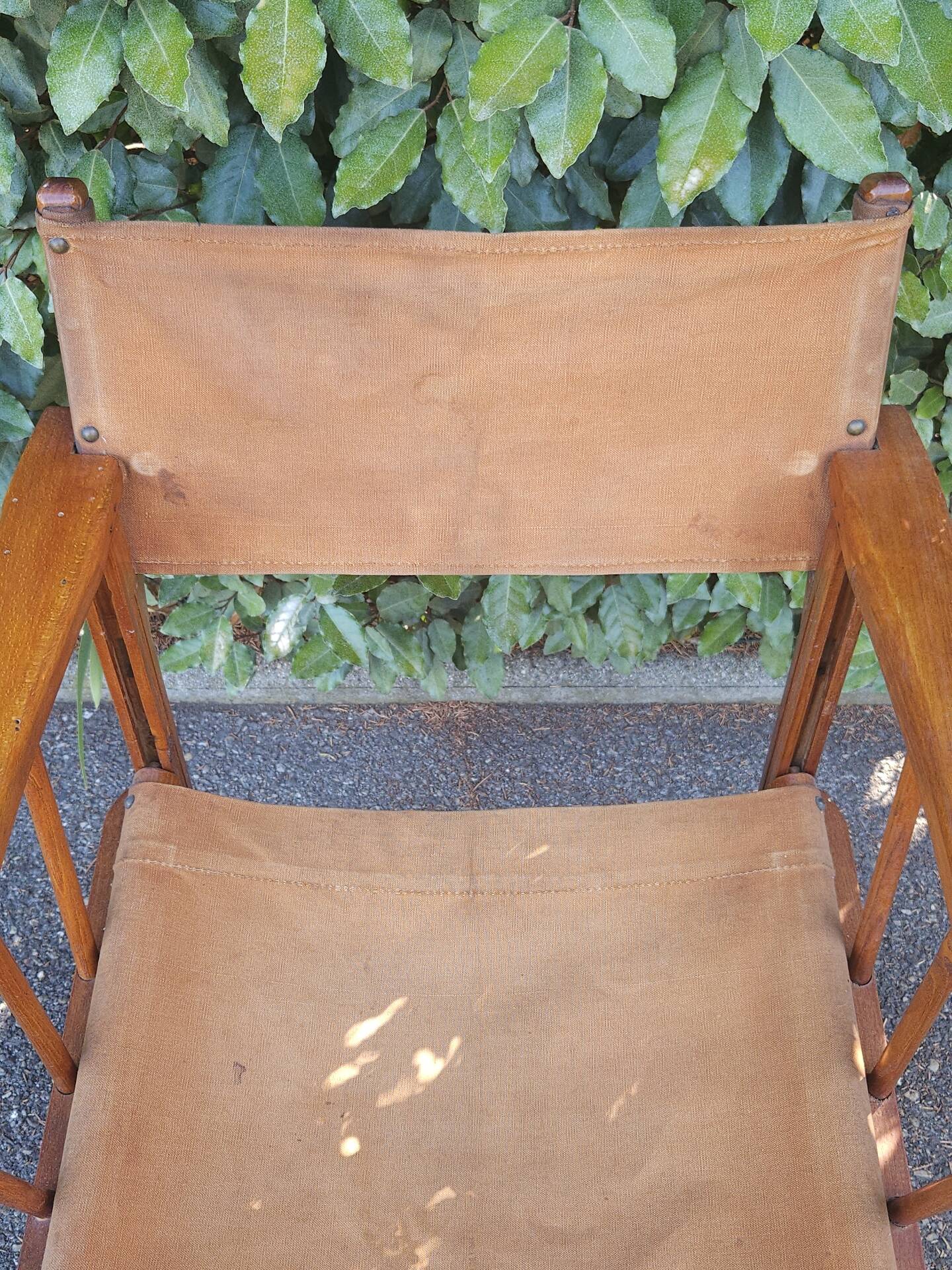 Fauteuil metteur en scène pliant vintage