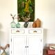White Parisian buffet