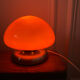 Orange mushroom lamp