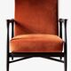 Fauteuil flottant en velours fox RED EDITION