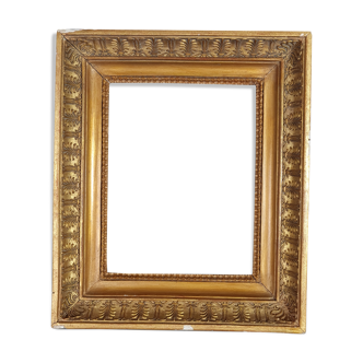 Empire period key frame, gilded stucco wood 31.5x27 cm, foliage 23.5x18.8 cm SB