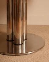 Circular dining table