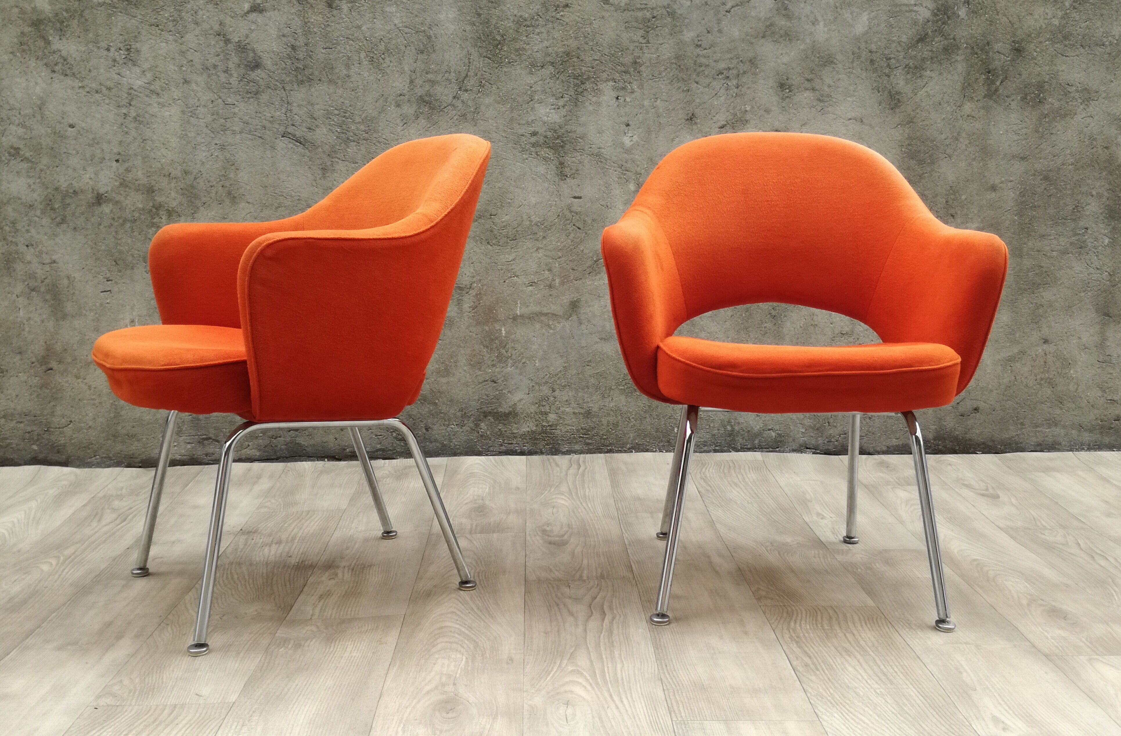 Pair of armchairs "conference" Eero Saarinen for Knoll years 60