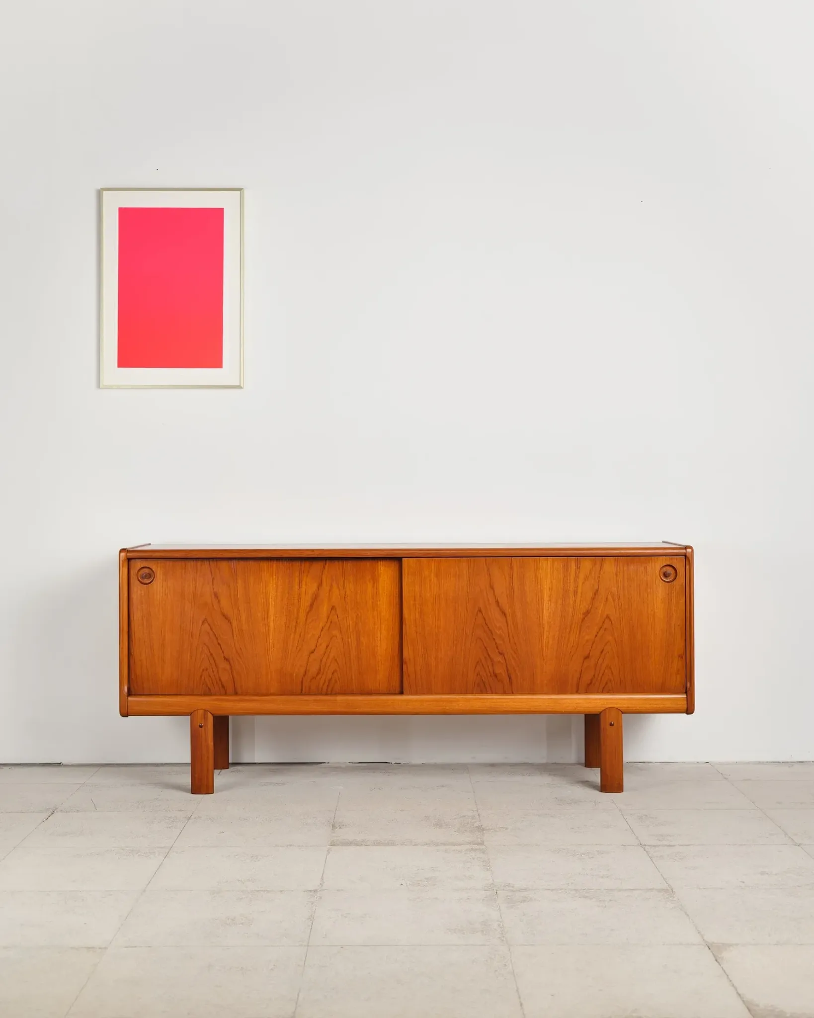 Teak sliding door enfilade by H.W. Klein, Denmark, 1960s