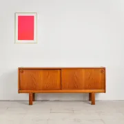 Teak sliding door enfilade by H.W. Klein, Denmark, 1960s