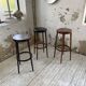 Set of three high bistro stools