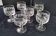 6 Crystal d'Arques wine glasses Model Sarments