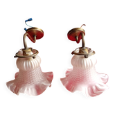 PAIR OF VINTAGE ART DECO WALL SCONCES