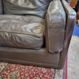 Fauteuil design en cuir