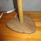 Vintage rattan lamp 50s 60s
