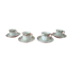 Lot 4 coffee cups and ss-cups Limoges porcelain