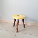 Vintage tripod stool 50s/60s