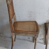Pair of antique canned chairs Henri II