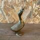 Vintage brass duck