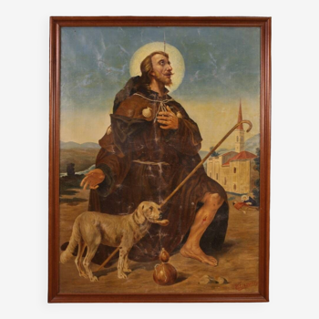 Great Religious Italian Painting Of The 20th Century, Saint Roch