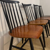 Set of 5 Tapiovaara chairs model Fanett