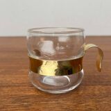 Vintage tea glasses Paula Series by Jorma Vennola for Iittala, 1970s, set of 2