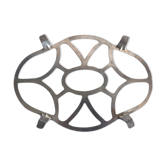 Old Art Deco aluminium dish