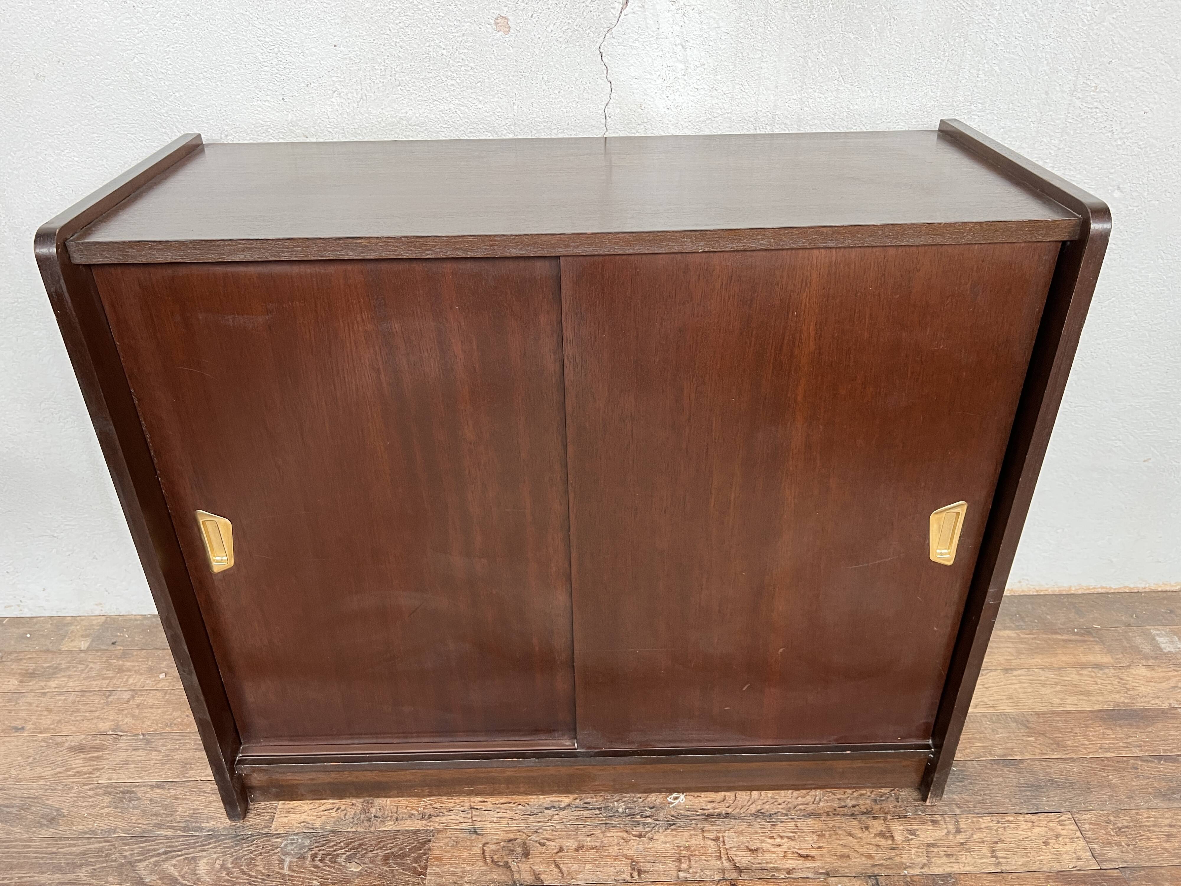 Vintage shoe cabinet