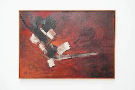 Maurice Boel, Composition Abstraite Rouge 1964