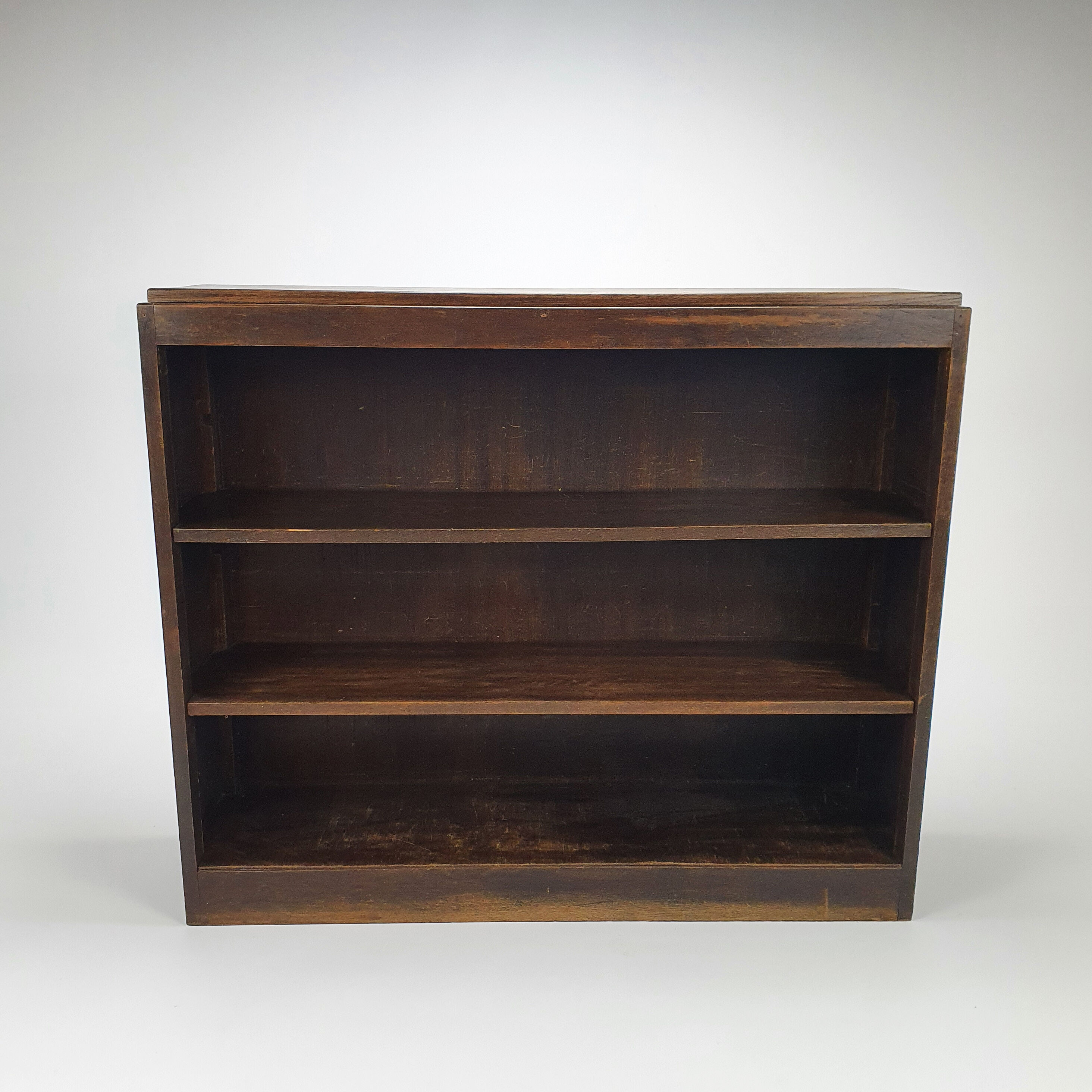 Dutch Modernist Oak Book Cabinet, 1930s