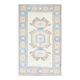1970s Vintage Turkish Oushak Handmade  Beige Area Rug 113x192